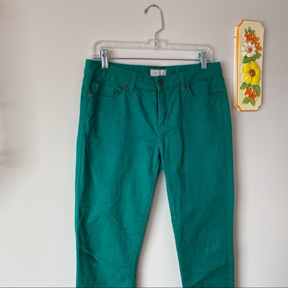 Banana Republic Green Jeans Pants Skinny Fit - Picture 9 of 9